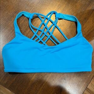 Lululemon Free To Be Wild Sports Bra - Light Blue Size 10